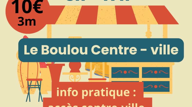 Vide-grenier du 15 juin : accès centre-ville fermé à la circulation