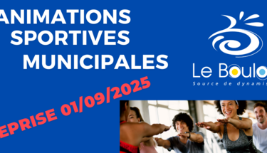 Animations Sportives Municipales : Reprise le 1er septembre 2025