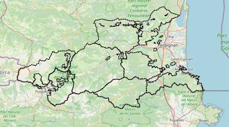 Carte quotidienne des risques de feux de forêts
