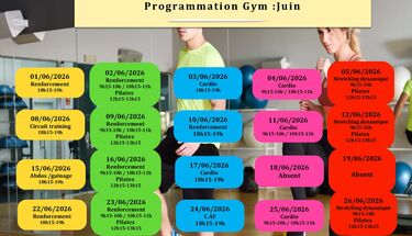 Programmation juin - Activité gymnique