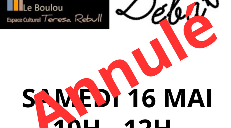 Café-Débat annulé