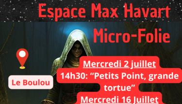 Ateliers enfants 5-8 ans - Eté 2025 - Espace Max Havart - Micro Folie - 