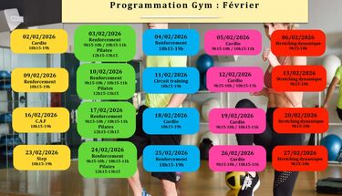 Programmation février - Activité gymnique