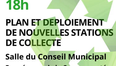 Réunion Publqiue Plan et Déploiement DE NOUVELLES STATIONS DE COLLECTE