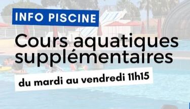 Cours aquatiques supplémentaires