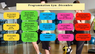 Programmation décembre - Activité gymnique