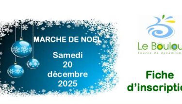 Inscriptions au Marché de Noël 2025 – Le Boulou