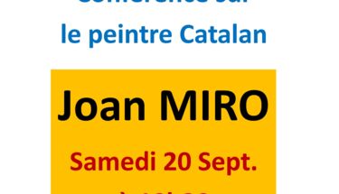 Conférence sur le peintre Joan Miró