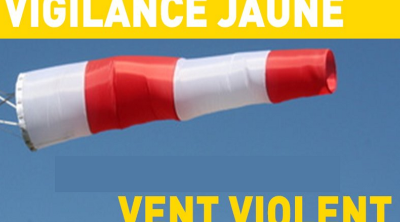 Vigilance jaune vent violent