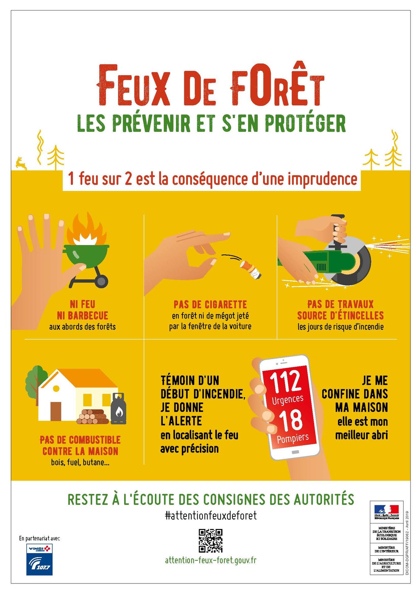 Sensibilisation aux risques de feux de forêt